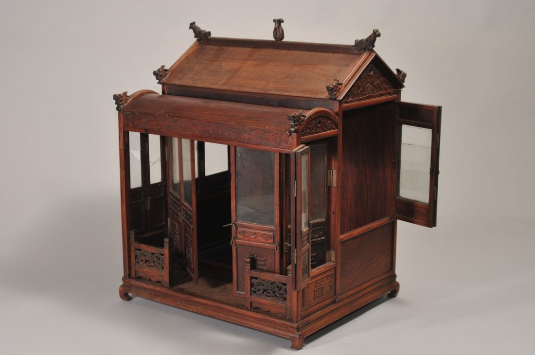 Household Shrine. China. 19th century. Rosewood in (1 of 10)