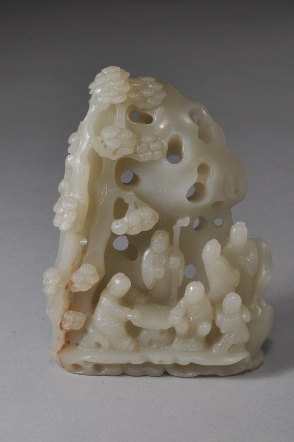 Jade Mountain. China. 19th century. Scene of the (1 of 3)