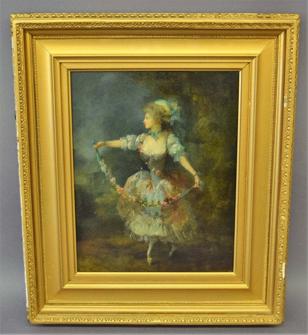 18th/19th century French School painting of an (1 of 7)