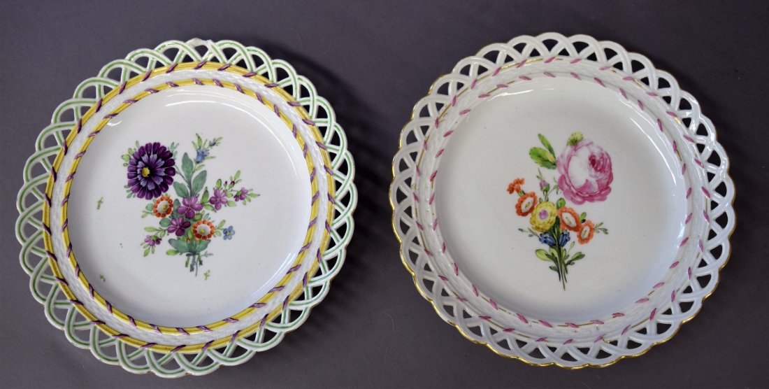 Two 18th century Russian Imperial hand painted floral (1 of 10)