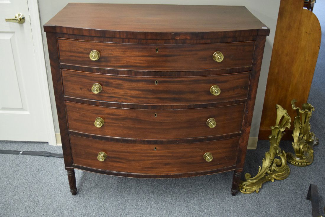 Antique American Middle Atlantic States Mahogany four (1 of 5)