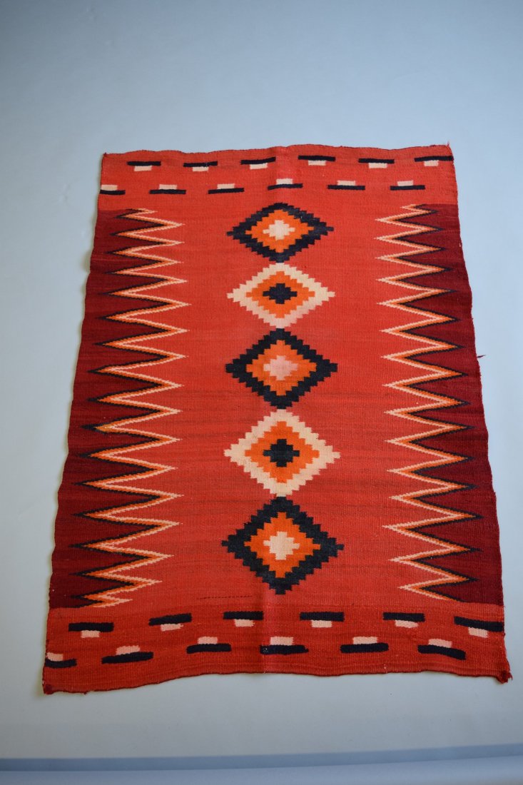 Antique Navajo Indian Childs blanker. Five medallions (1 of 10)
