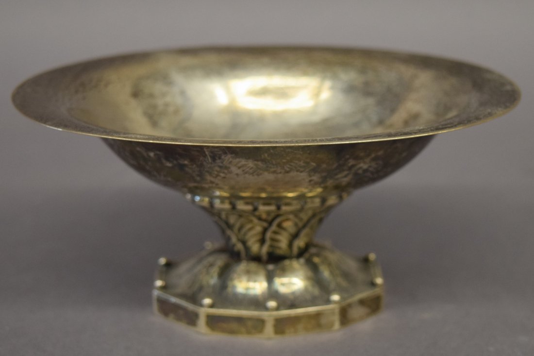 Georg Jensen, Denmark. Sterling silver small footed (1 of 7)