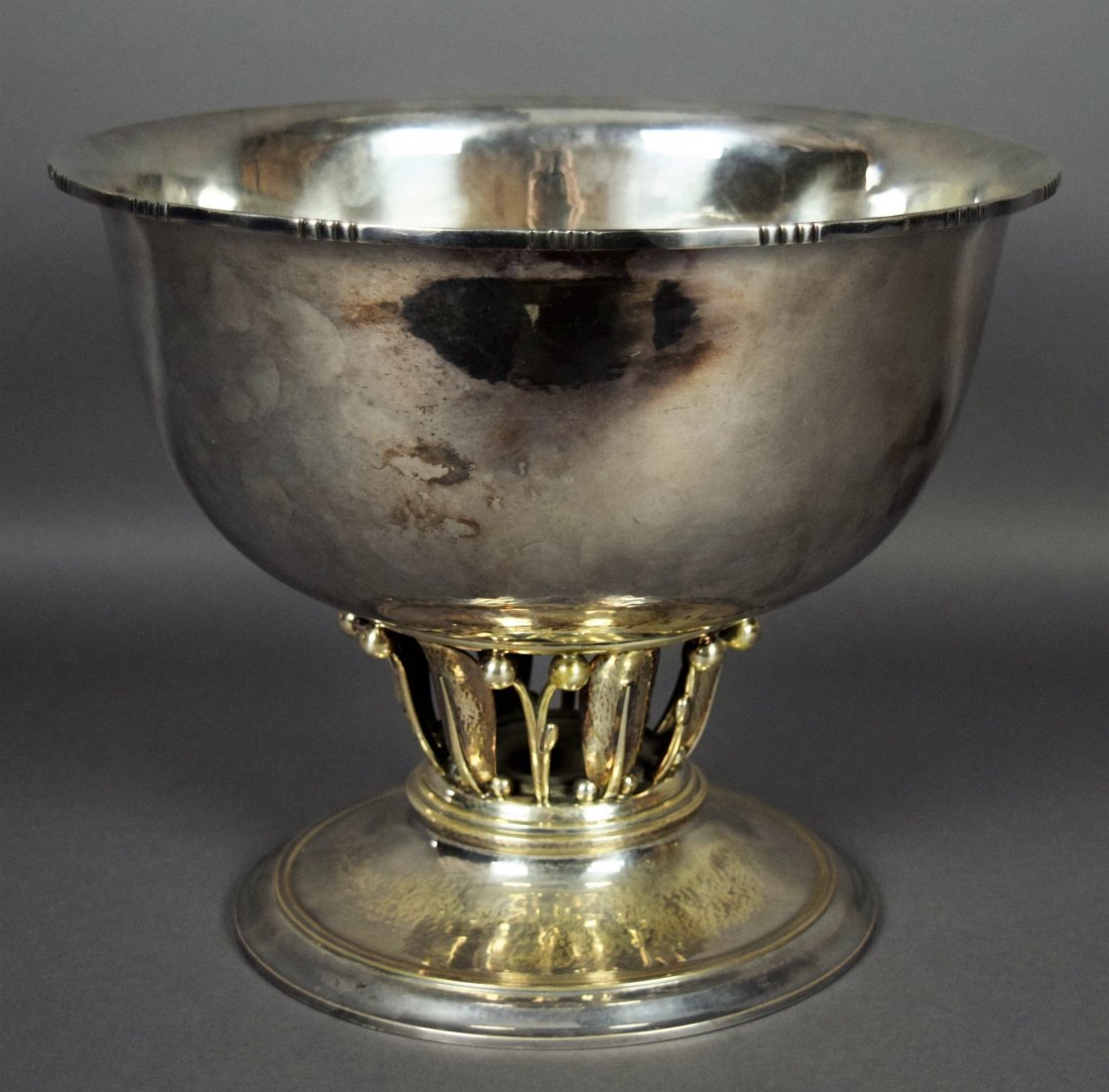 Georg Jensen Denmark large sterling silver centerpiece (1 of 9)