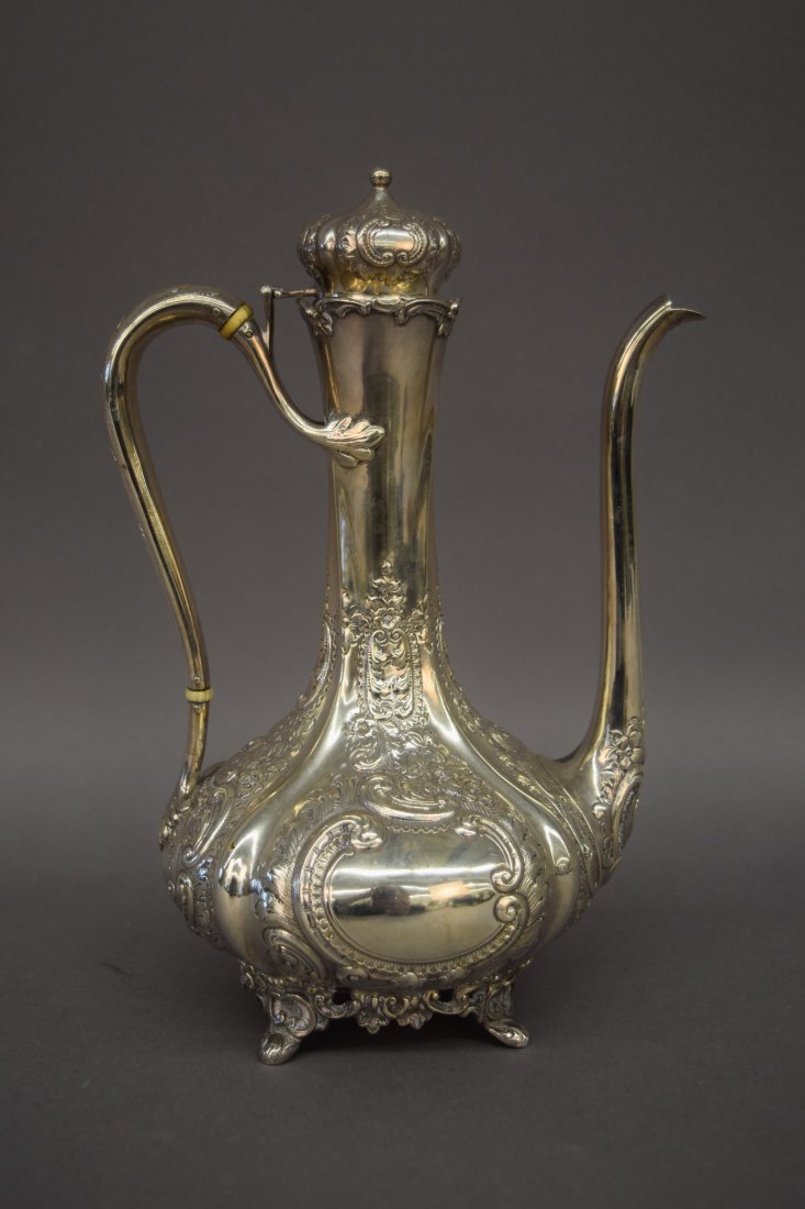 American sterling silver Turkish style ewer with raised (1 of 9)