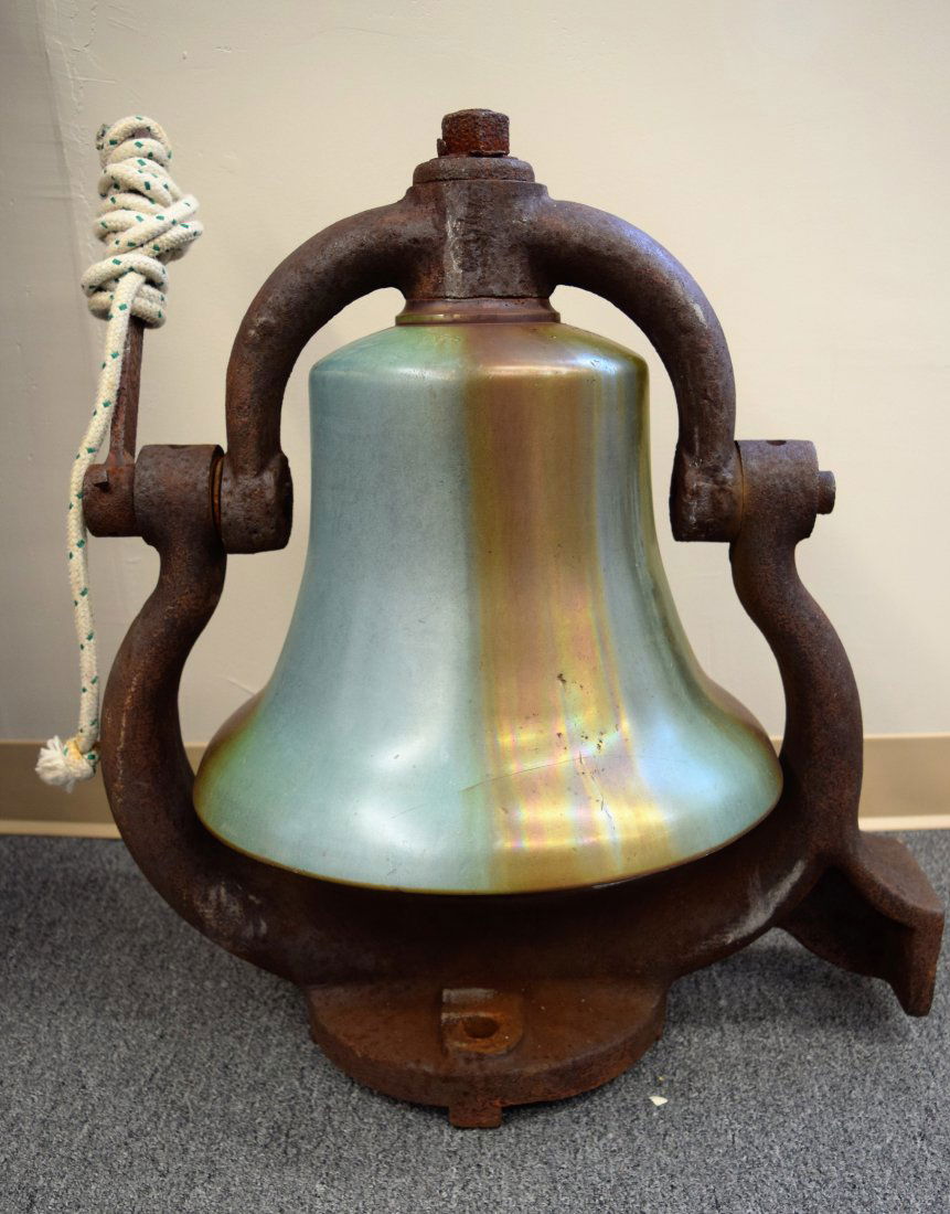 Cast Brass Steam Locomotive Bell. Circa 1890. Along (1 of 8)