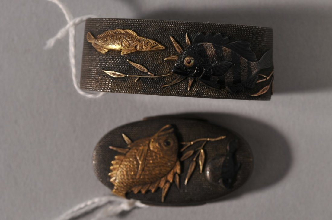 Pair of Fuchi-Kashira. Japan. 18th/19th century. (1 of 3)