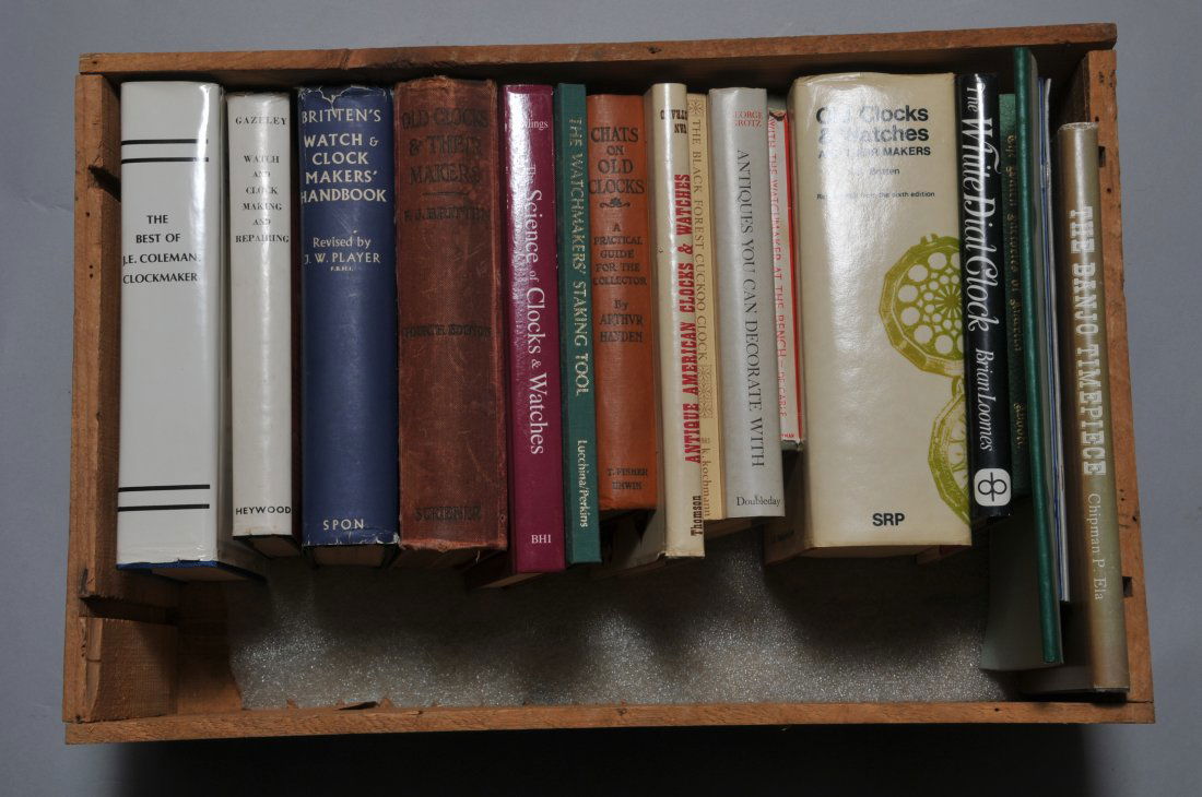 Fifteen Clock reference books including THE BANJO (1 of 5)