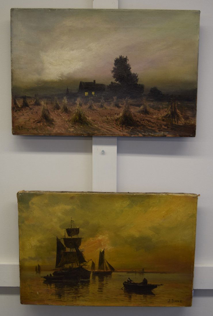 Two 19th century American School painting. One (1 of 9)