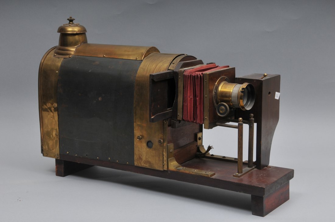 Brass Magic Lantern projector. Circa 1880 (Possibly (1 of 10)