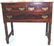 868: EMPIRE ACANTHUS CARVED MAHOGANY SERVER CHEST