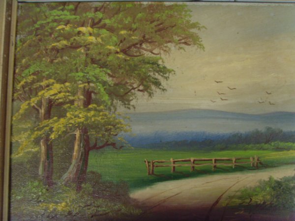 SMITH, A - SIGNED OIL PAINTING - 10 X 20 OIL ON CA - 2
