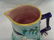 584: VICTORIAN MAJOLICA STORK PITCHER - 7 1/2 INCH CRAZ - 2