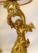 335: MARIOTON SGND FRENCH BRONZE TABLE LAMP ON ONYX - 2