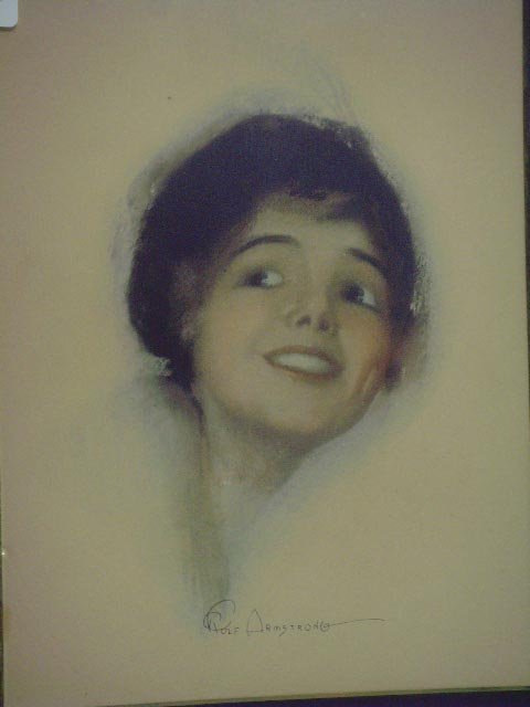 ROLF ARMSTRONG PRINT OF A WOMAN - 10 1/2 X 8 - 2