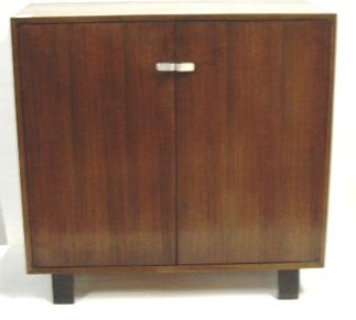 GEORGE NELSON FOR HERMAN MILLER MAHOGANY 2 DOOR CA