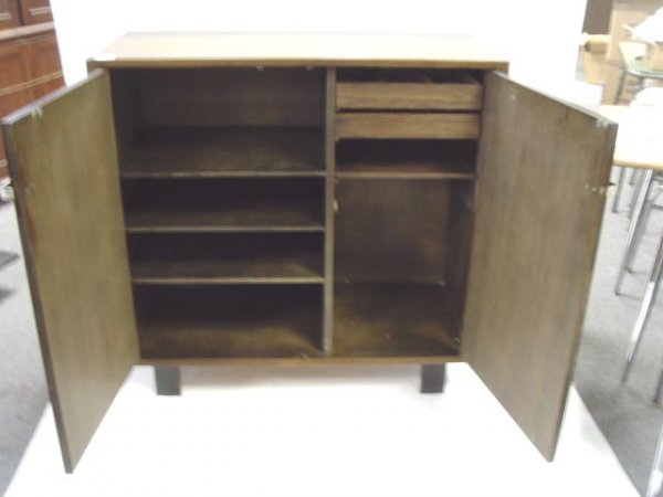 GEORGE NELSON FOR HERMAN MILLER MAHOGANY 2 DOOR CA - 3