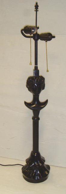 AFTER DIEGO BRONZE FIGURAL TABLE LAMP - 31 INCHES