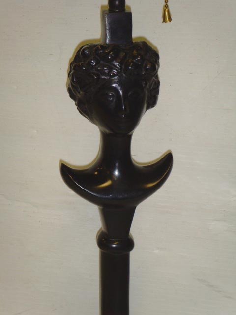 AFTER DIEGO BRONZE FIGURAL TABLE LAMP - 31 INCHES - 3