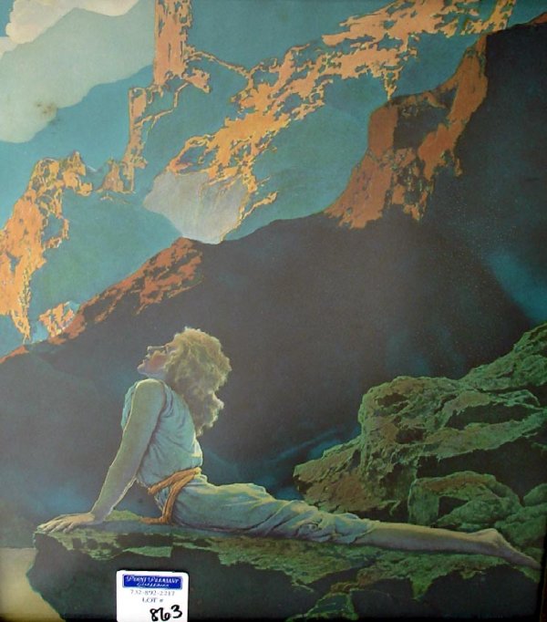 MAXFIELD PARRISH PRINT WILD GEESE