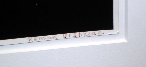 VISHNIAC, R - SIGNED PHOTOGRAPH - - 3