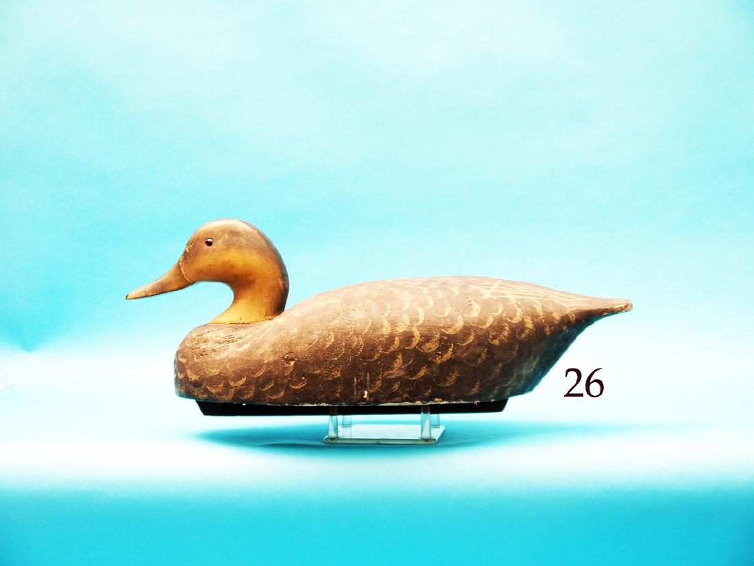 OVERSIZED BLACK DUCK by the  Wildfowler Decoy Co., Pt. (1 of 1)