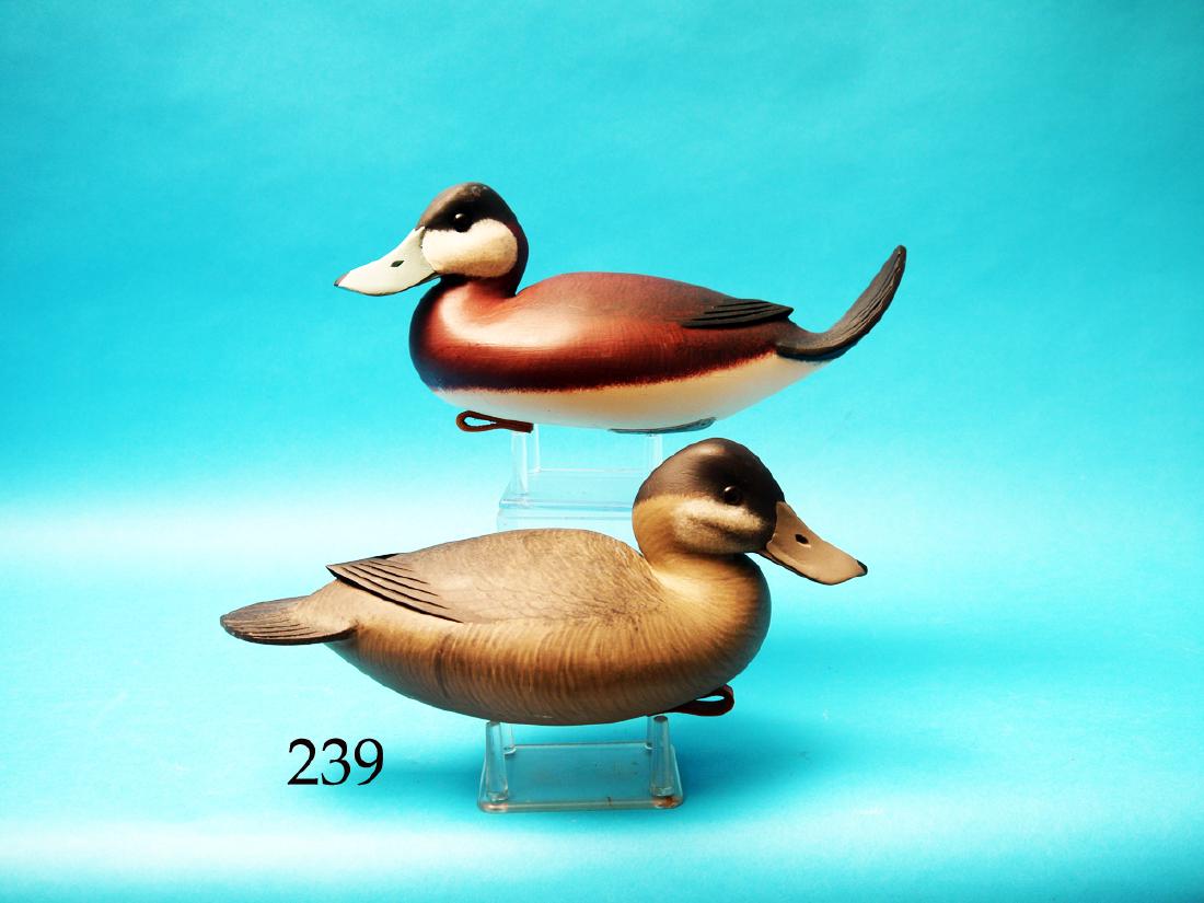 RARE PAIR OF RUDDY DUCKS by  Fredrick C. Brown, Pt (1 of 1)