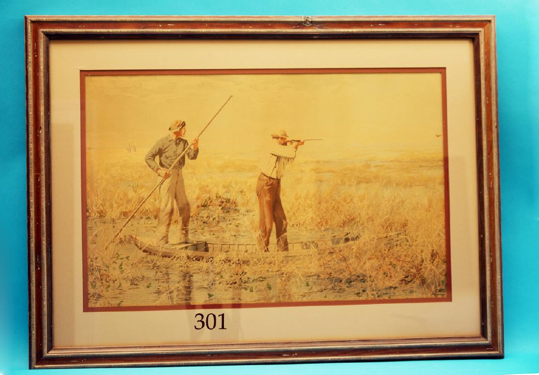 FOUR LITHOGRAPHS by A.B. Frost, circa 1895. The first (1 of 1)