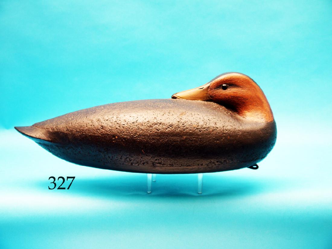 VERY FINE BLACK DUCK by Dave Ward,  Essex, CT. (1 of 1)