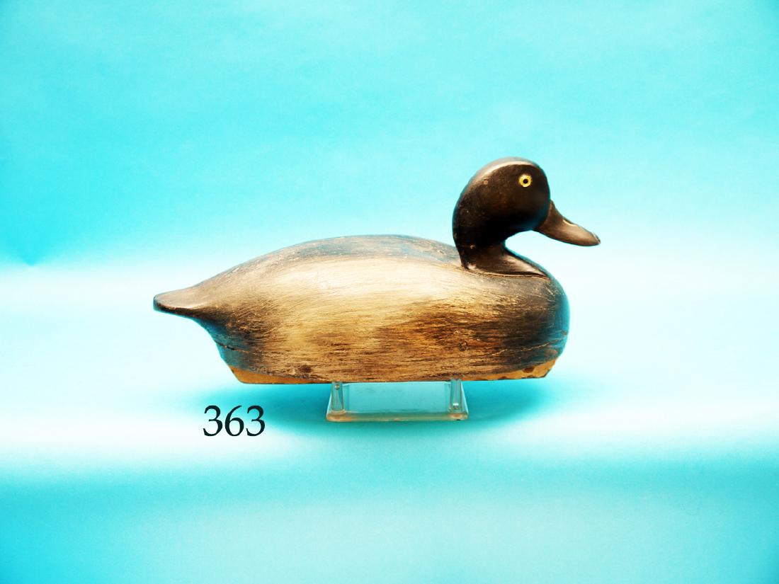 BLUEBILL DRAKE by the Wildfowler  Decoy Co., Old (1 of 1)