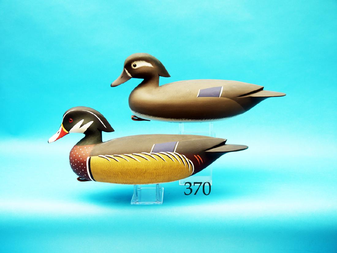 PAIR OF GUNNING WOOD DUCKS  by J.P. Hand, Goshen, NJ. (1 of 1)
