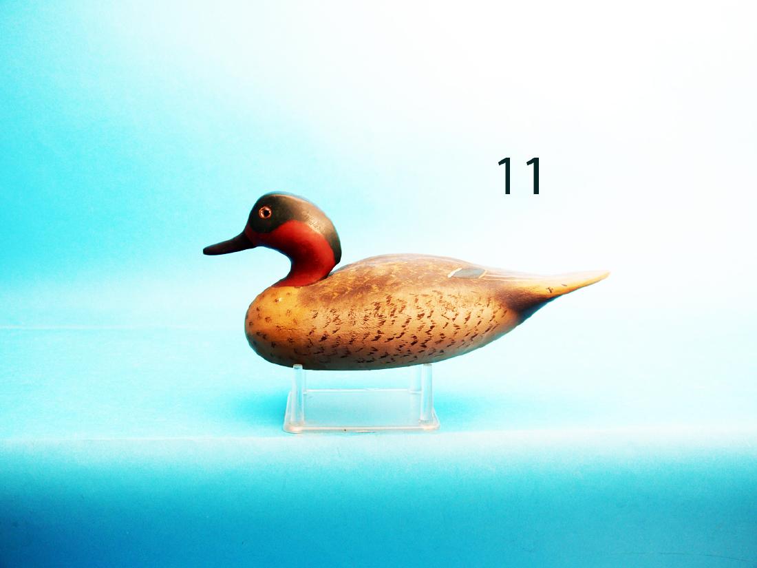 RARE GREEN WING TEAL DRAKE by the Wildfowler Decoy Co., (1 of 1)