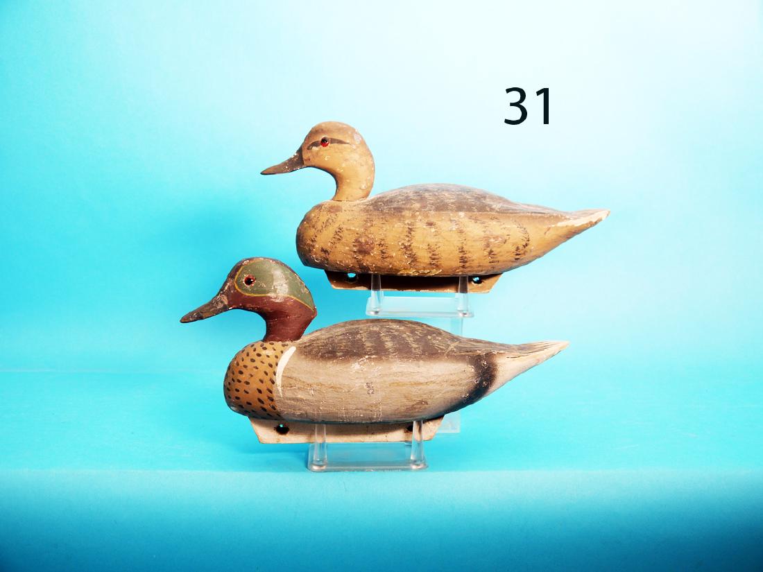 PAIR OF GREEN WING TEAL by Fredrick C. Brown, Jr., Pt. (1 of 1)
