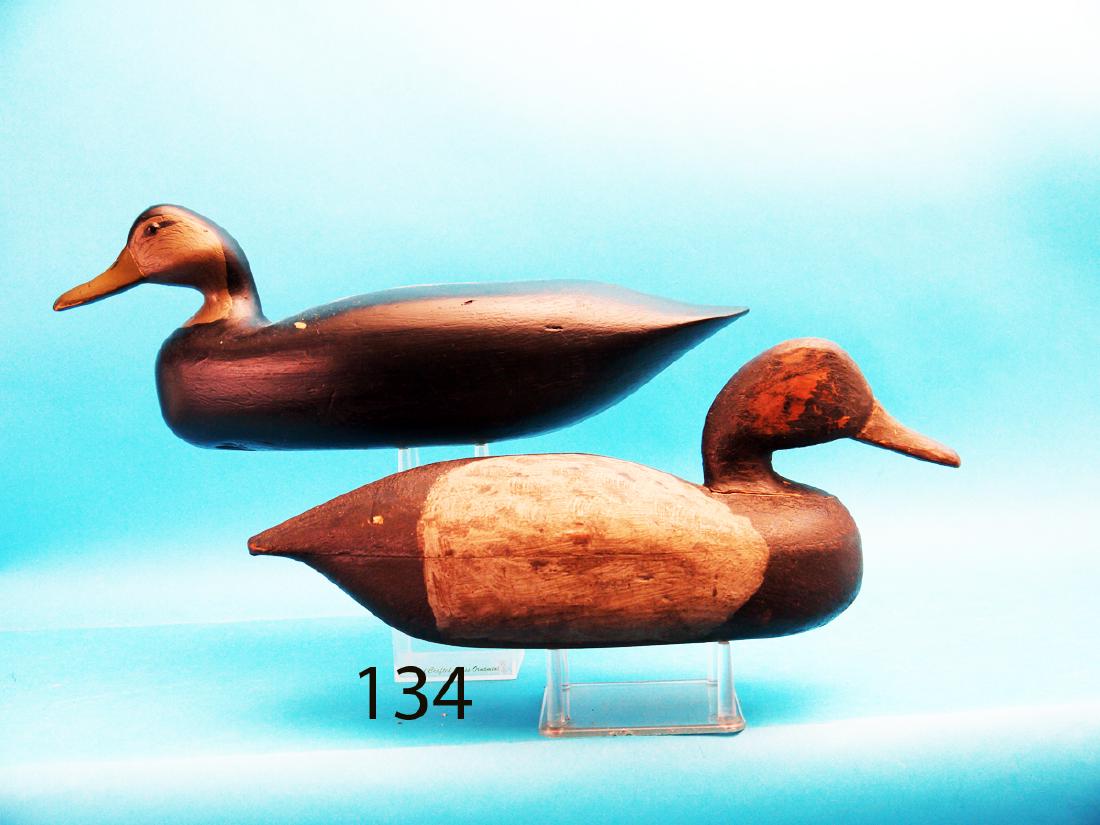 BLACK DUCK, Head of the Bay, NJ. Old restored paint and (1 of 1)