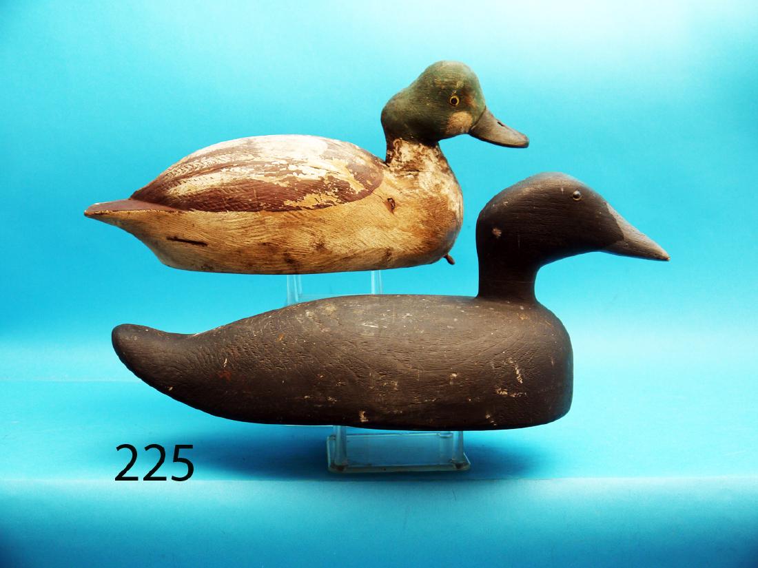 TWO EARLY DECOYS. The first is a GOLDENEYE DRAKE in (1 of 1)