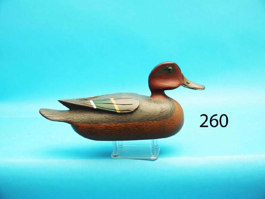 RARE AND VERY FINE GREEN WING TEAL DRAKE by Caleb (1 of 1)