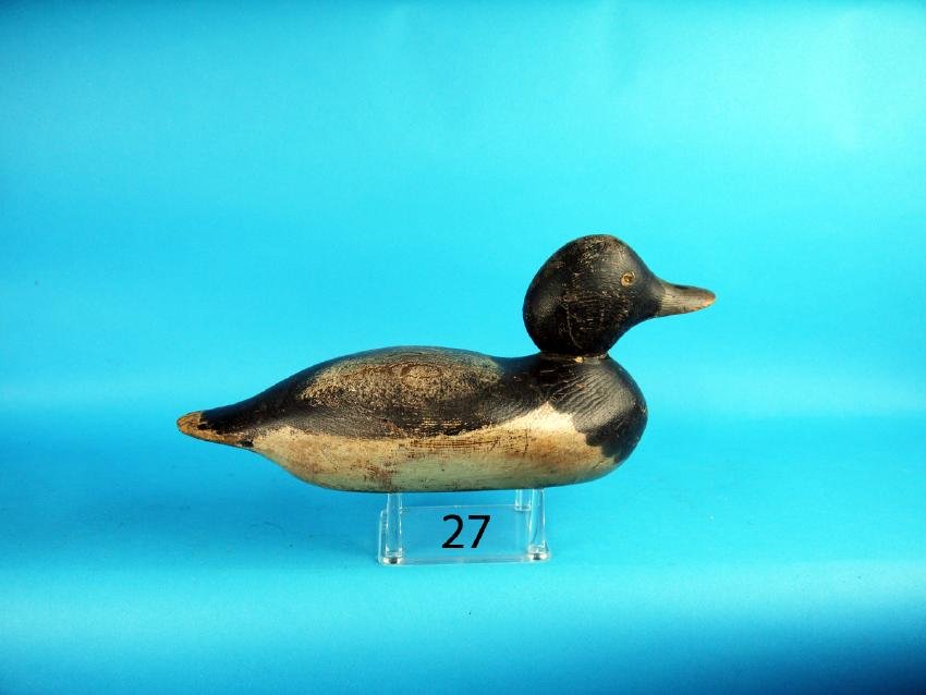 EARLY BLUEBILL DRAKE by the Mason Decoy Co., Detroit, (1 of 1)