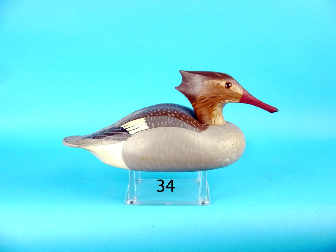 DECORATIVE TWO-THIRD SIZE RED BREAST MERGANSER HEN by (1 of 1)