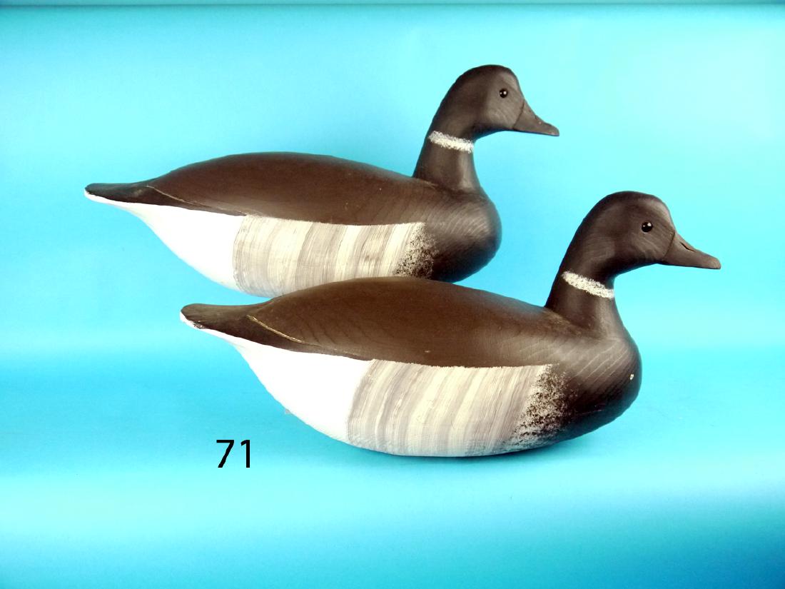 PAIR OF BRANT by John Hamilton, Cedar Run, NJ. Very (1 of 1)