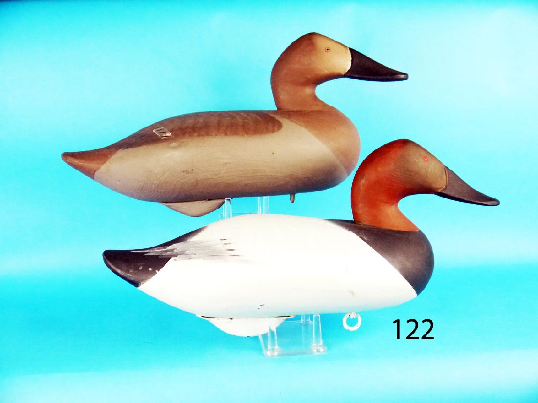 FINE PAIR OF CANVASBACKS, Mitchell shop, Havre de (1 of 1)