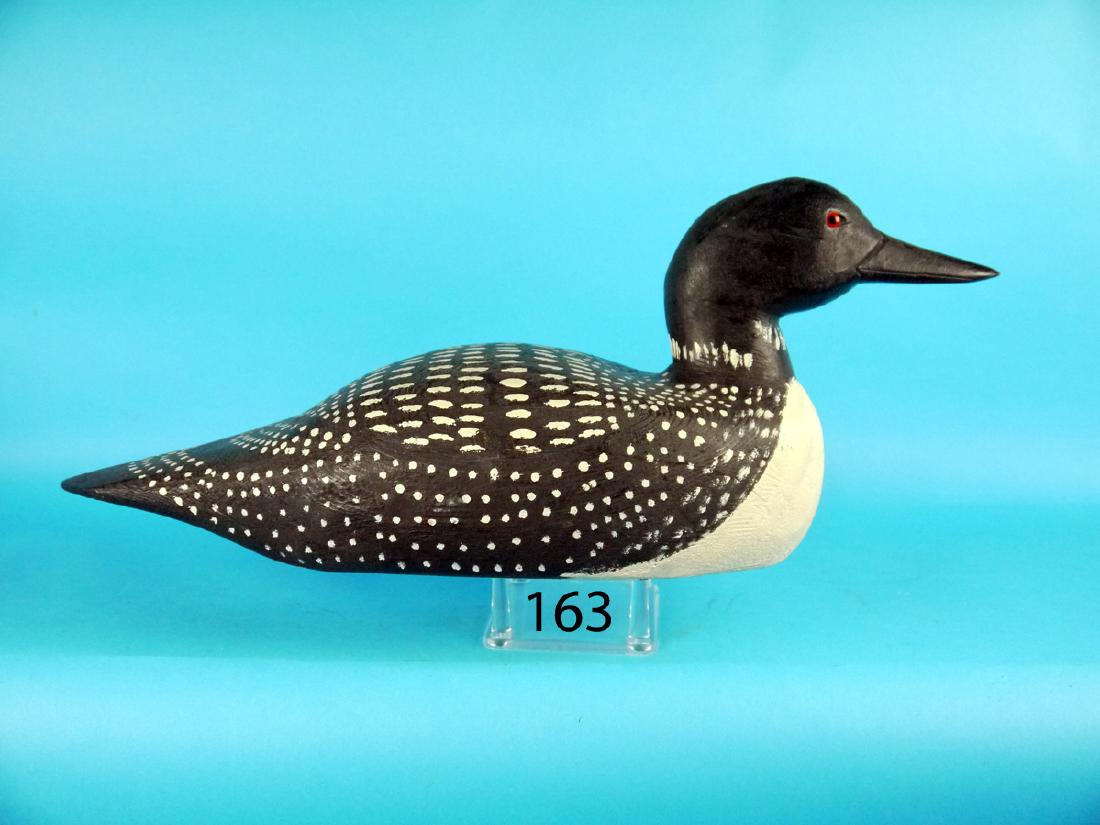 LOON CONFIDENCE DECOY by Clarence White, Lancaster, (1 of 1)