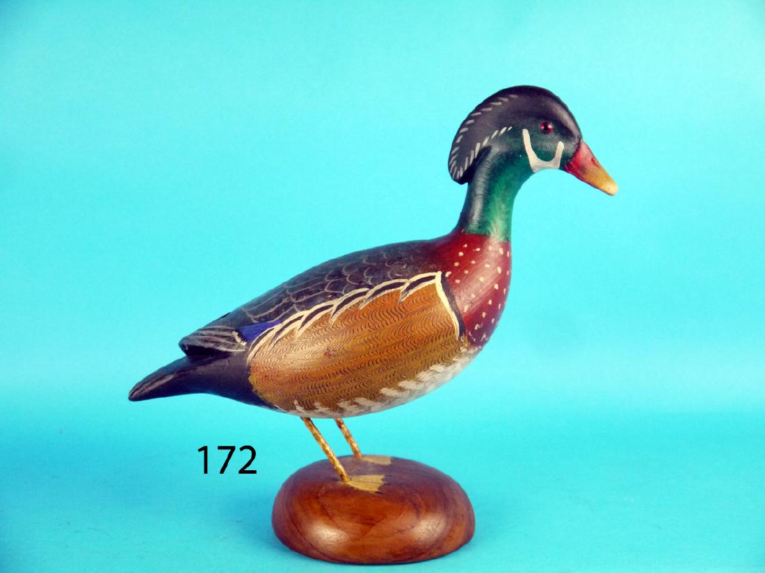 FINE STANDING WOOD DUCK by Ken Kirby, Little Egg (1 of 1)