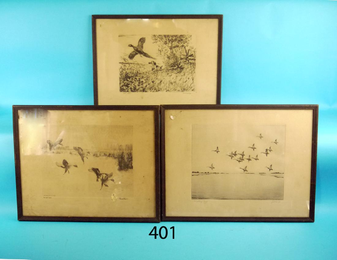 FINE ENGRAVING by Richard Bishop, titled "Rice Field (1 of 1)