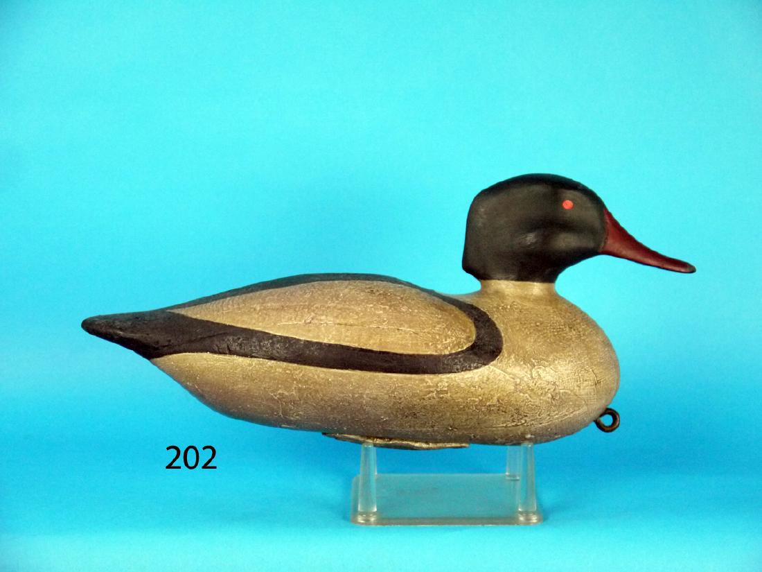 EARLY AMERICAN MERGANSER DRAKE attributed to the Mason (1 of 1)