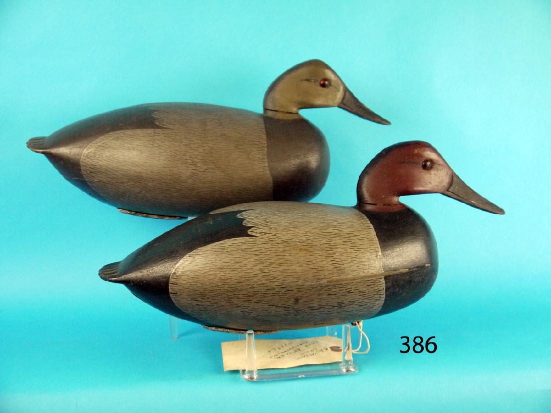PAIR OF CANVASBACKS by Jess Heisler (1 of 1)