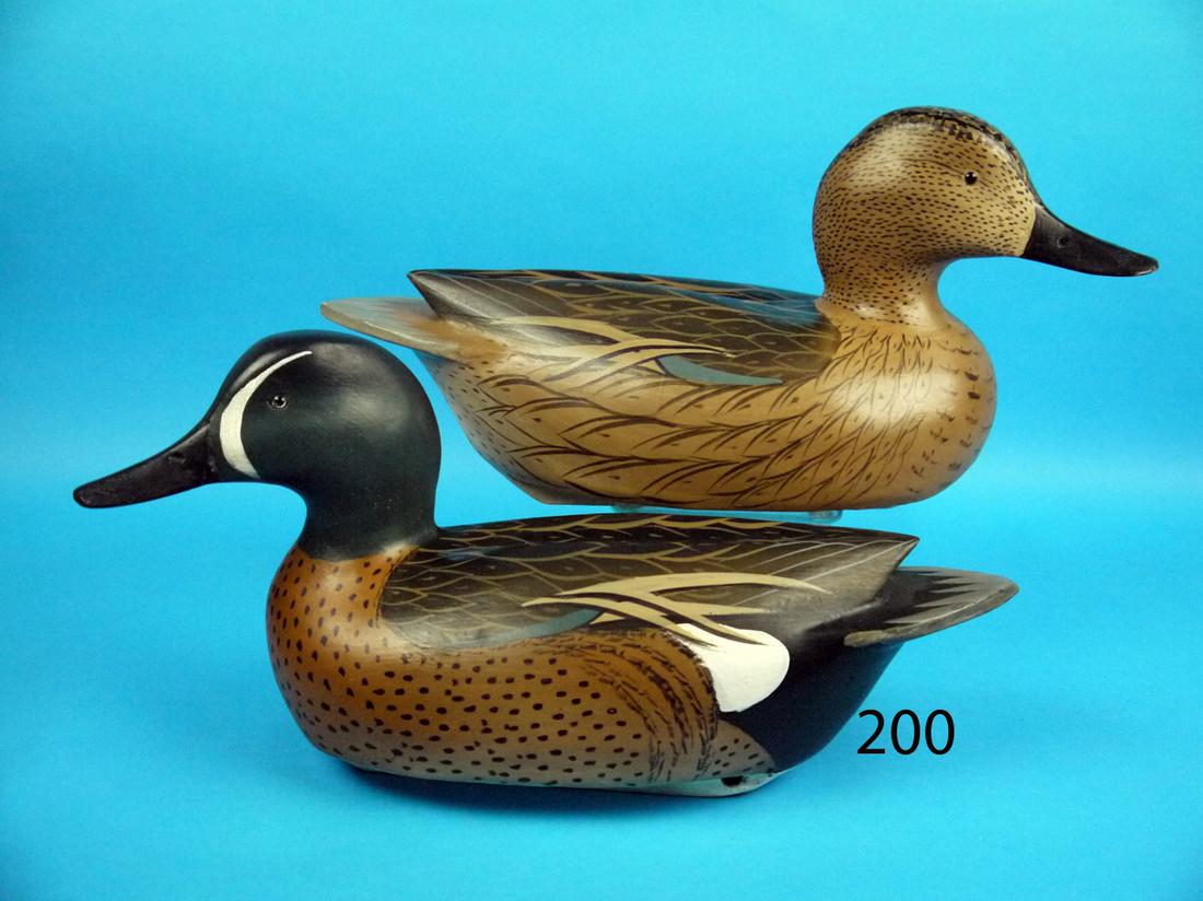 BLUE WING TEAL PAIR, W. GOENNE (1 of 1)