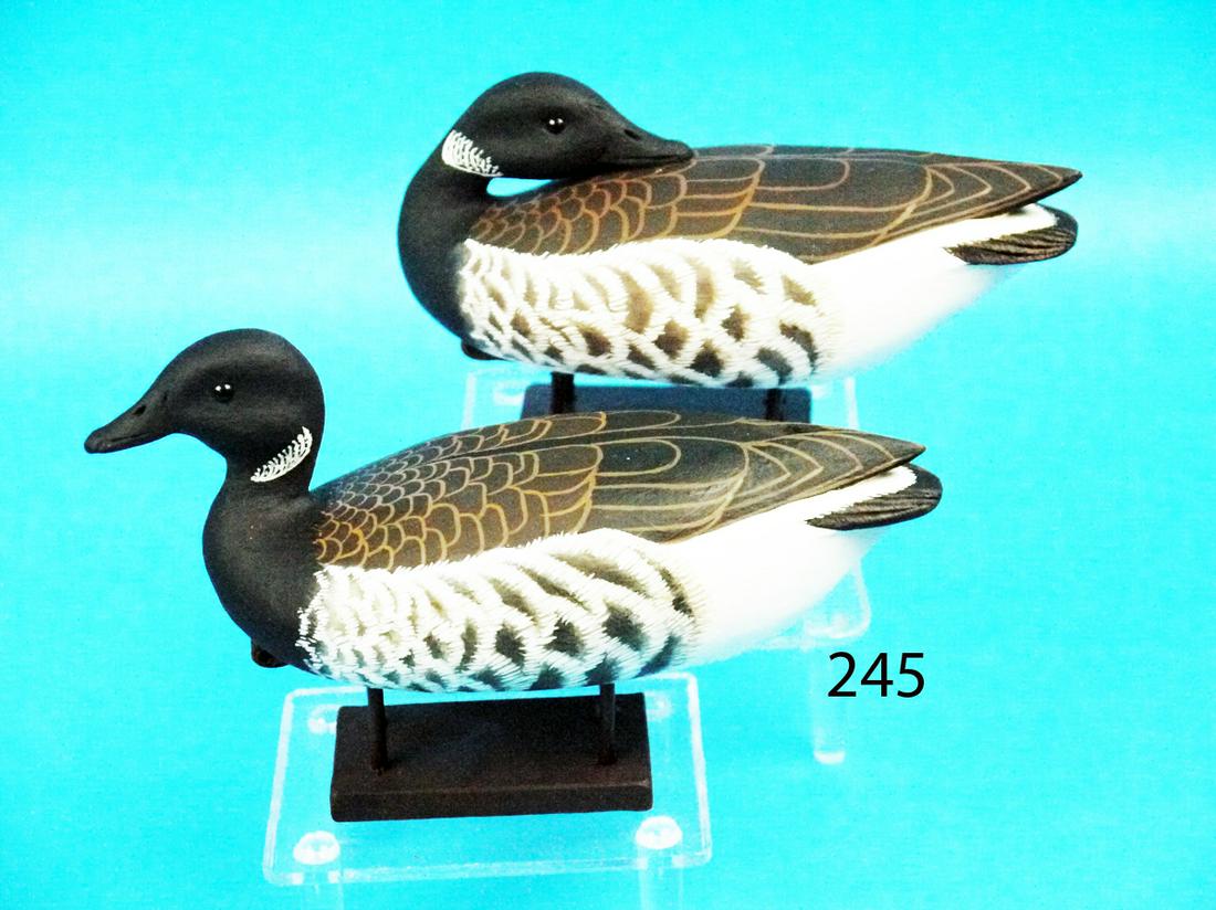MINIATURE ATLANTIC BRANT PAIR, J. WOOD (1 of 1)