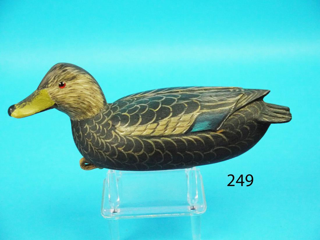 ONE-THIRD SIZE BLACK DUCK, F.JENNINGS (1 of 1)