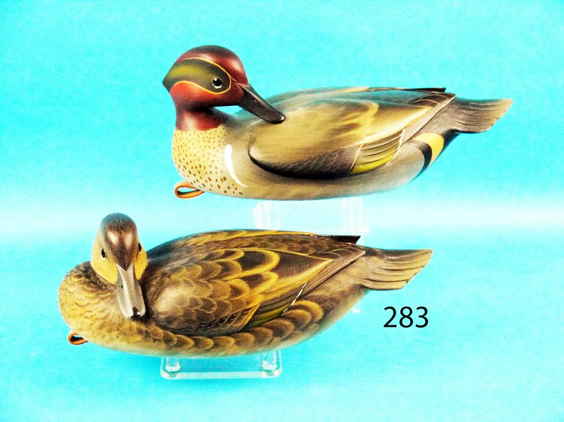 GREEN WING TEAL PAIR, G. STRUNK (1 of 1)