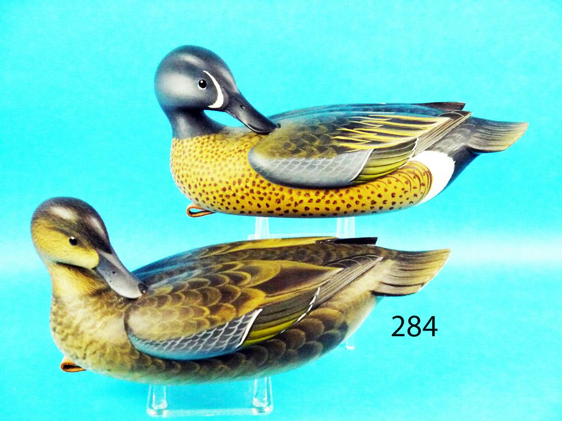 BLUE WING TEAL PAIR, G. STRUNK (1 of 1)
